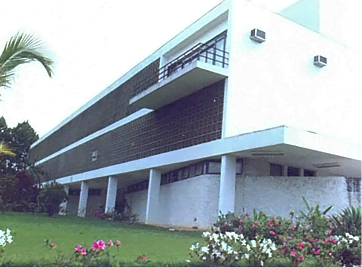 Construção do prédio do Paço Municipal da Prefeitura de Jacareí, SP.